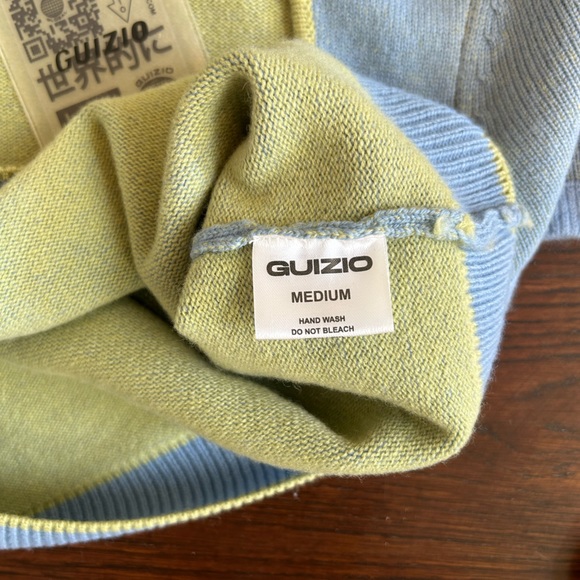 NWT DANIELLE GUIZIO Blue Scoop Neck T-Shirt - Picture 8 of 8